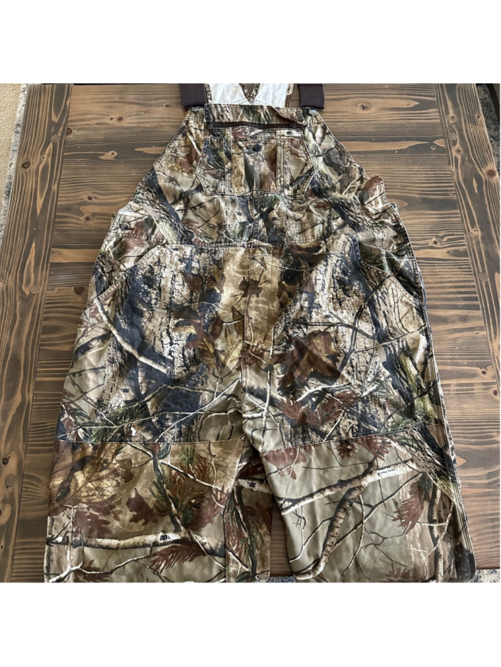 RedHead RealTree Camo Bib Overalls Mens XL Hunting Cargo Coveralls